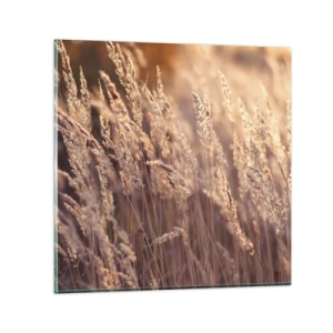 Schilderen op glas - Klaar om de herfst te verwelkomen - 30x30 cm