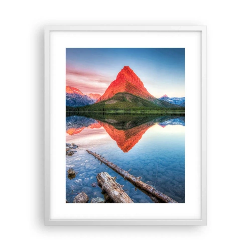 Poster in een witte lijst - Warmte en koude - 40x50 cm