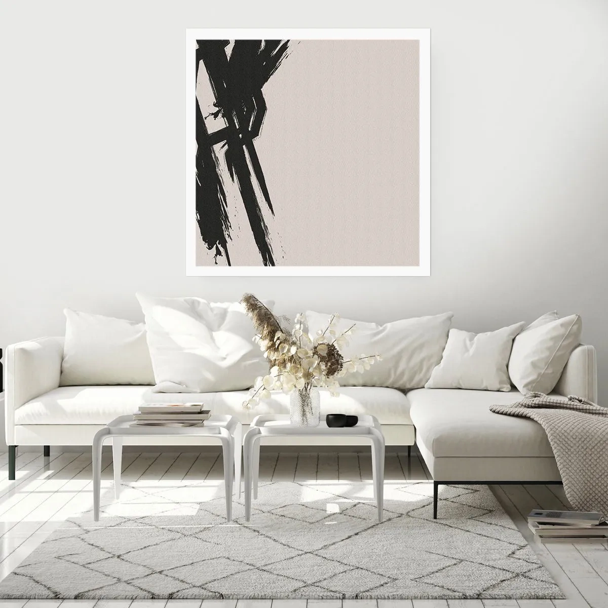 Poster - Onstuitbare haast - 30x30 cm