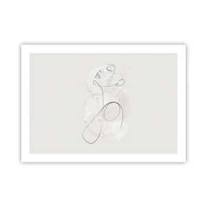 Poster - De spiraal van schoonheid - 70x50 cm