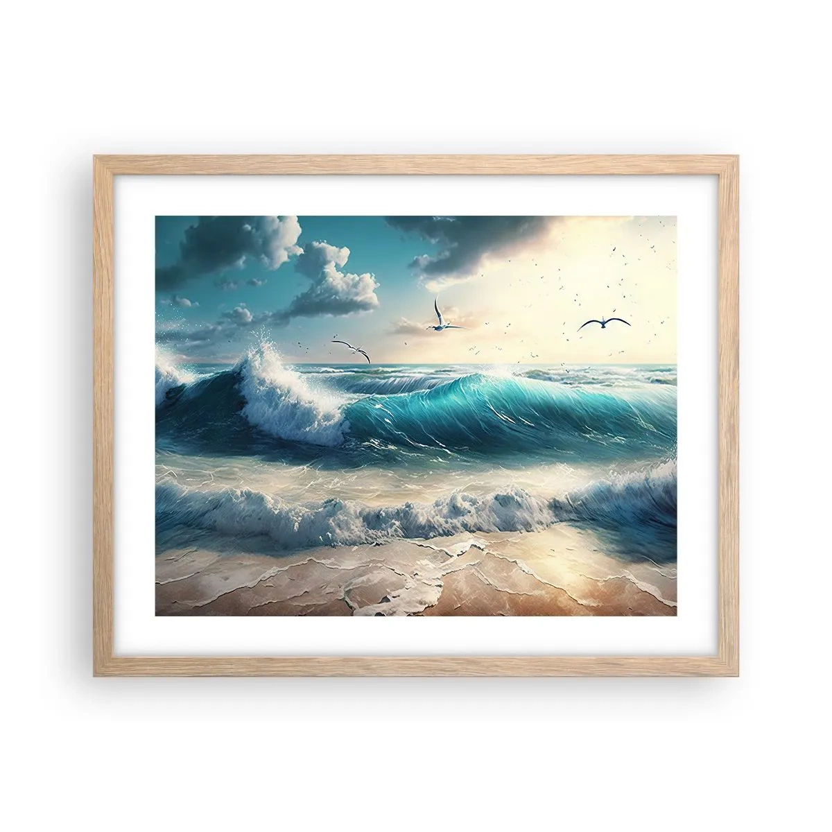 Een poster in een licht eiken lijst - Ritselt alleen voor jou - 50x40 cm