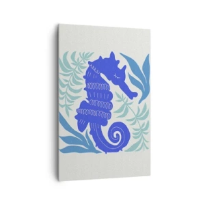 Schilderen op canvas - In een onderwaterweide - 80x120 cm