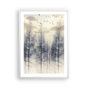 Poster in een witte lijst - Bosgeesten - 50x70 cm