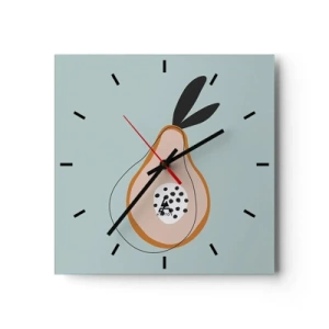 Wandklok - Klok - Doordringen in de aard van de dingen - 30x30 cm