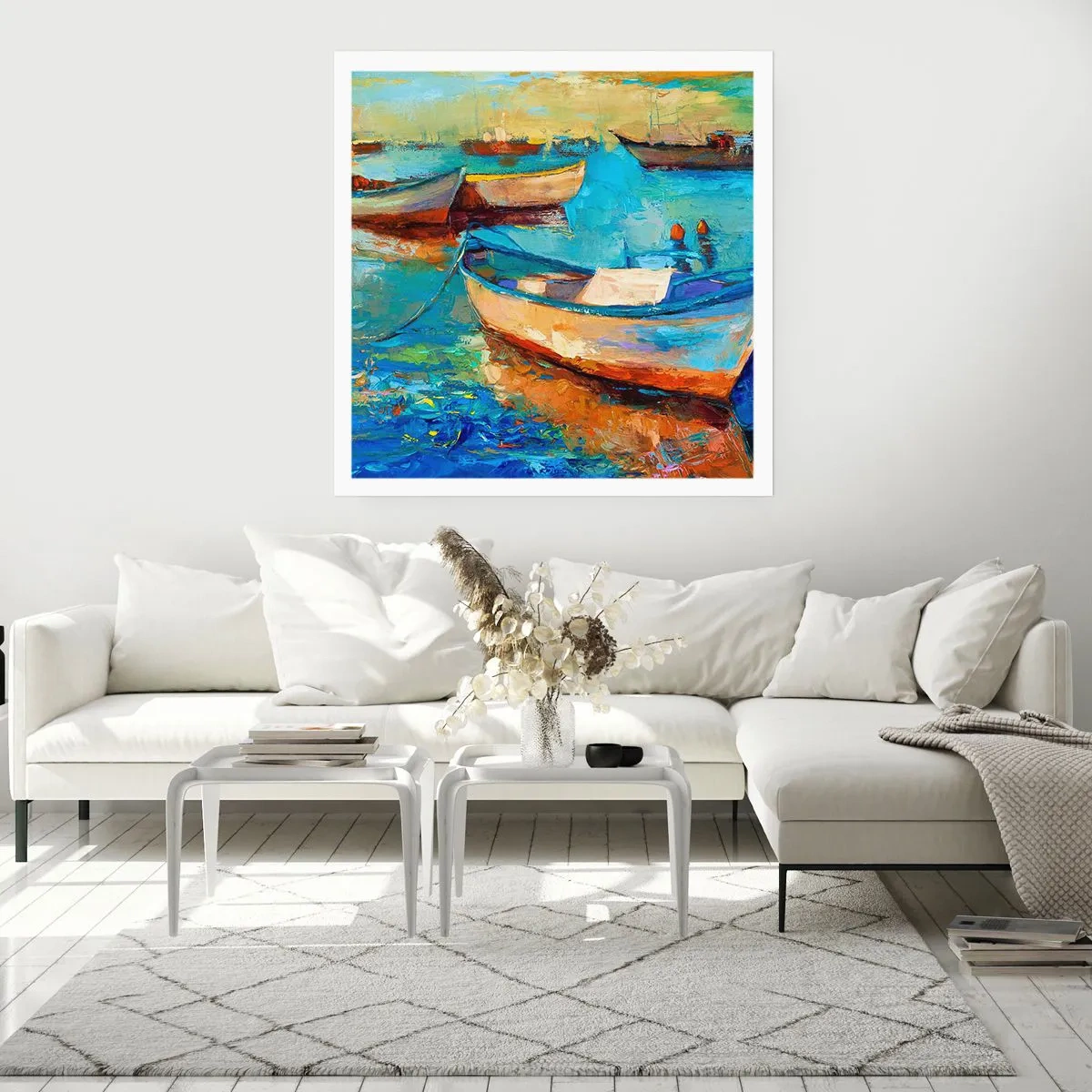 Poster - In de zuidelijke baai - 40x40 cm