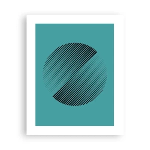 Poster - Cirkel – een geometrische variatie - 40x50 cm