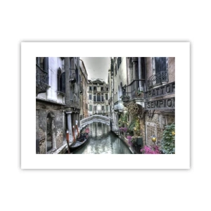 Poster - Eeuwenlang in stille reflectie - 40x30 cm