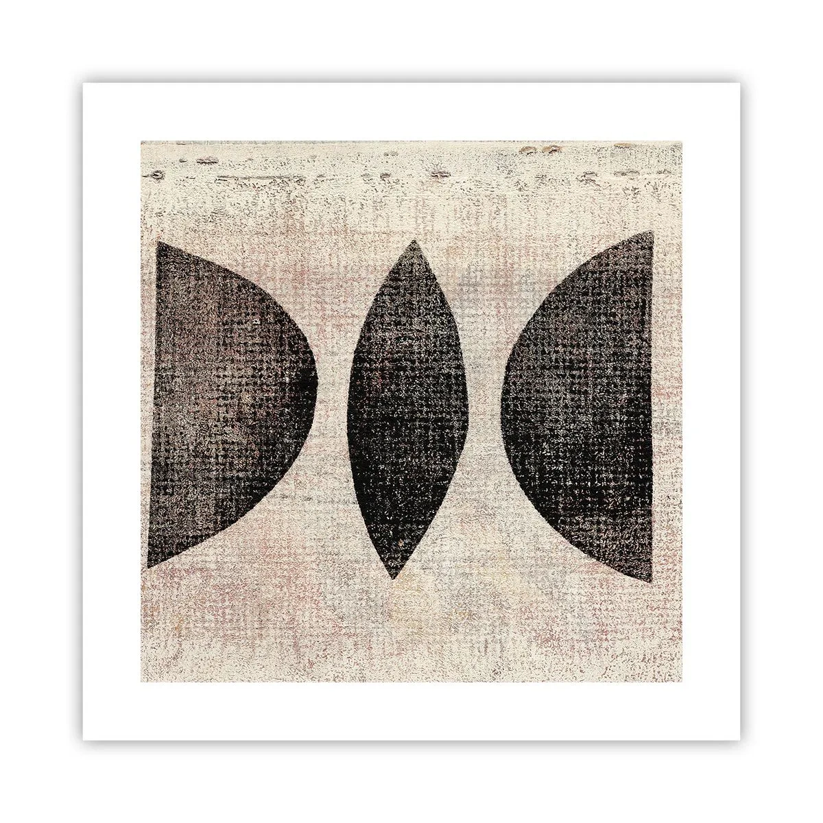 Poster - etnische abstractie - 40x40 cm