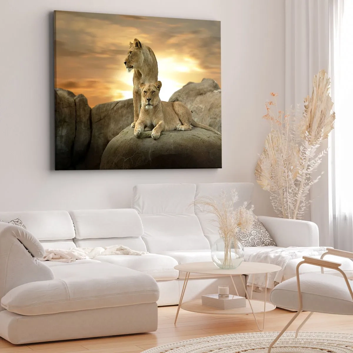 Schilderen op canvas - Koninklijke majesteit - 120x80 cm