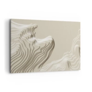 Schilderen op canvas - Kunst topografie - 120x80 cm