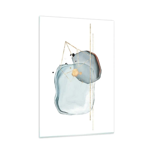 Schilderen op glas - Een studie van druppels - 80x120 cm