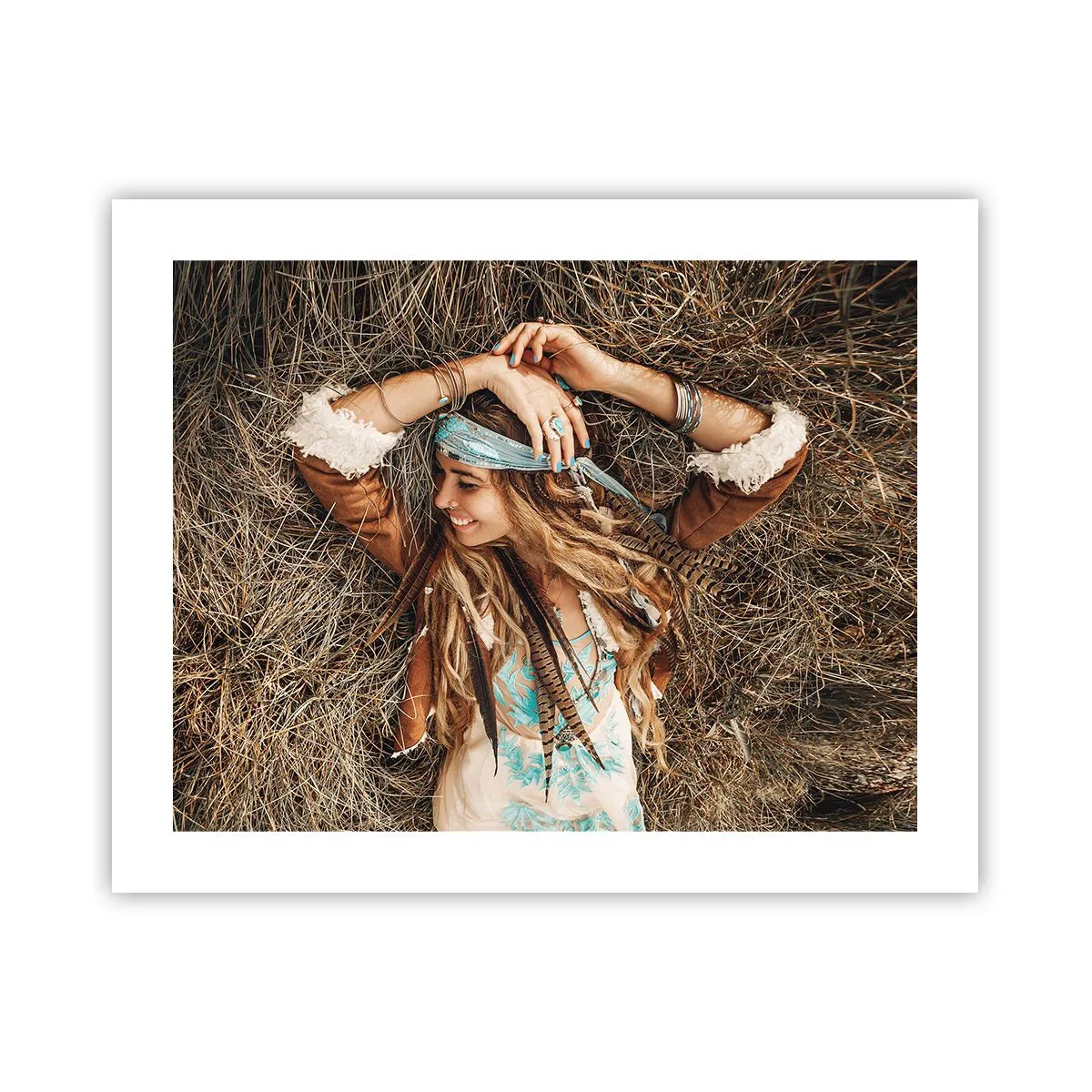 Poster - Op weg naar de zomer van de liefde - 50x40 cm