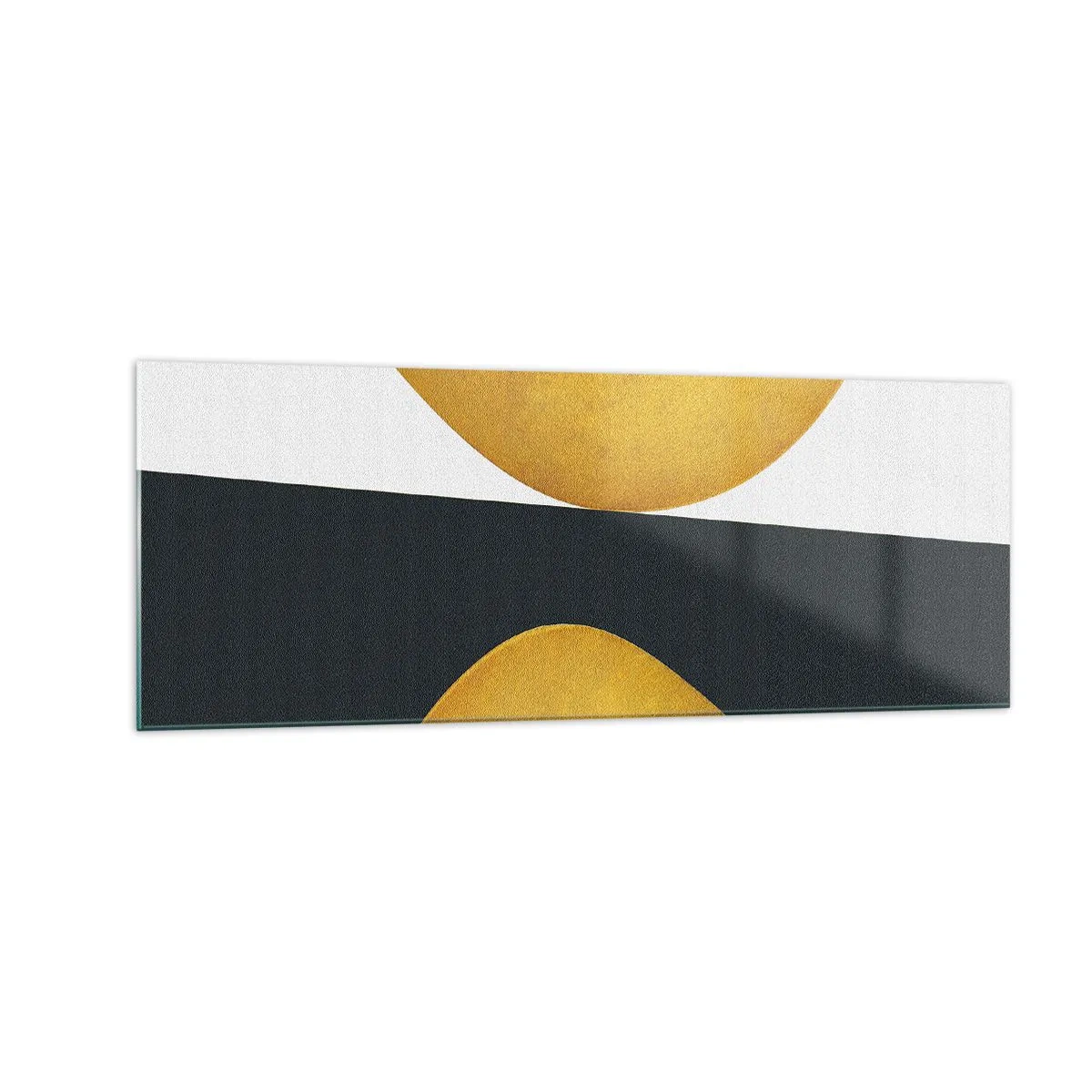 Schilderen op glas - Ten eerste: goud - 140x50 cm