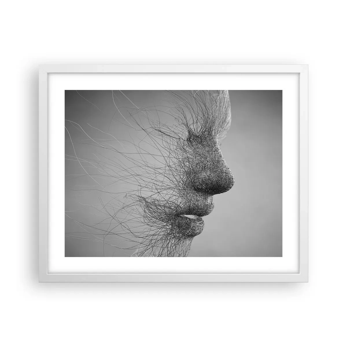 Poster in een witte lijst - De geest van de wind - 50x40 cm