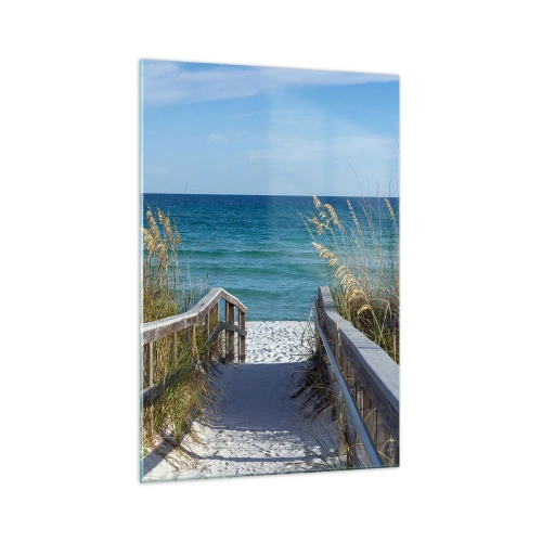 Schilderen op glas - In de zon, in de wind - 70x100 cm