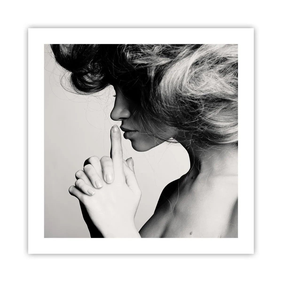 Poster - Luisteren naar zichzelf - 50x50 cm