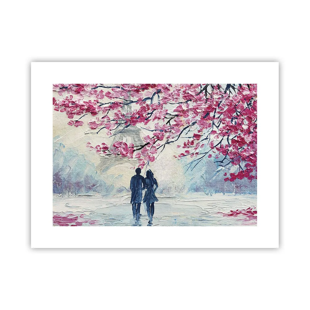 Poster - Een romantische wandeling - 40x30 cm