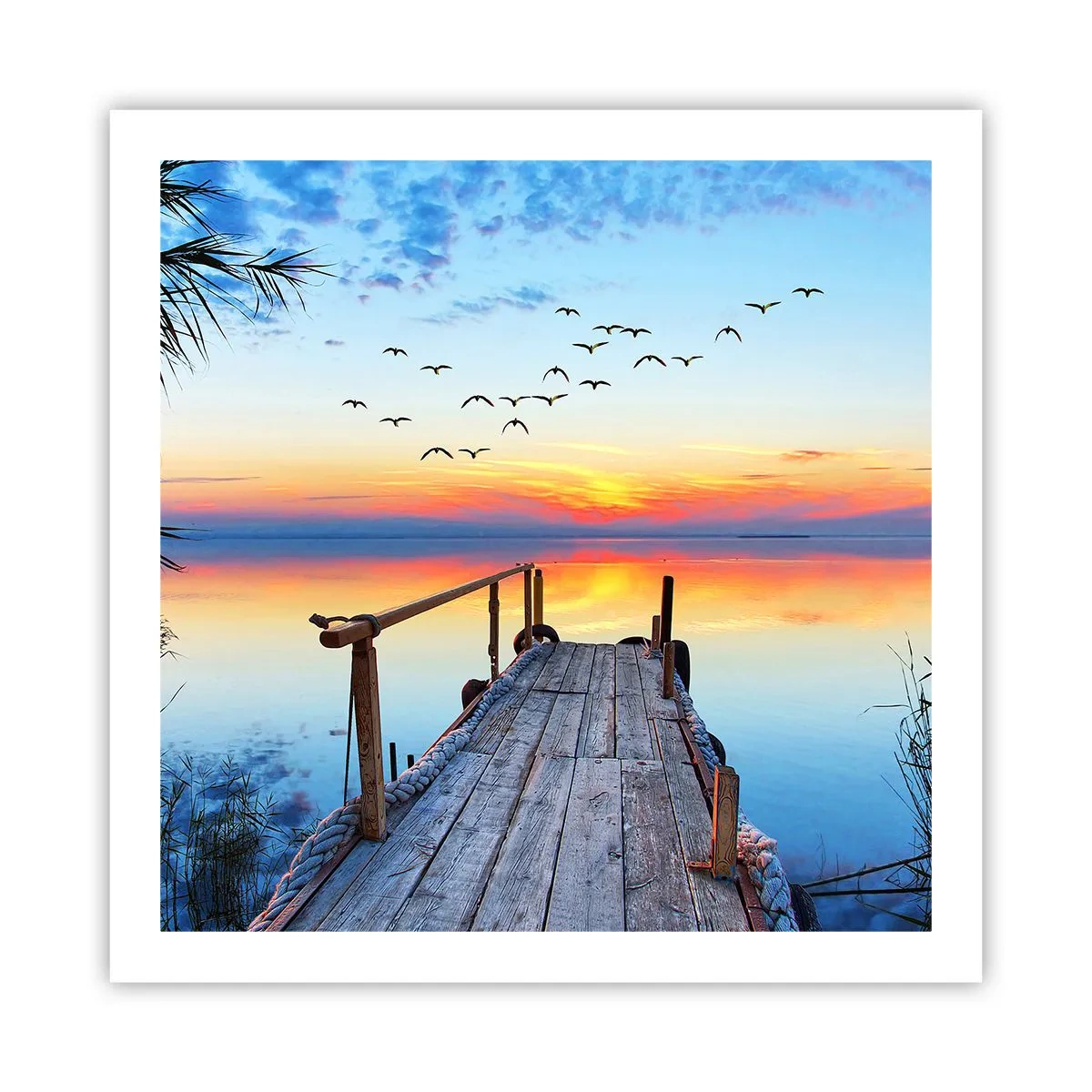 Poster - Het is tijd om terug te gaan... - 60x60 cm