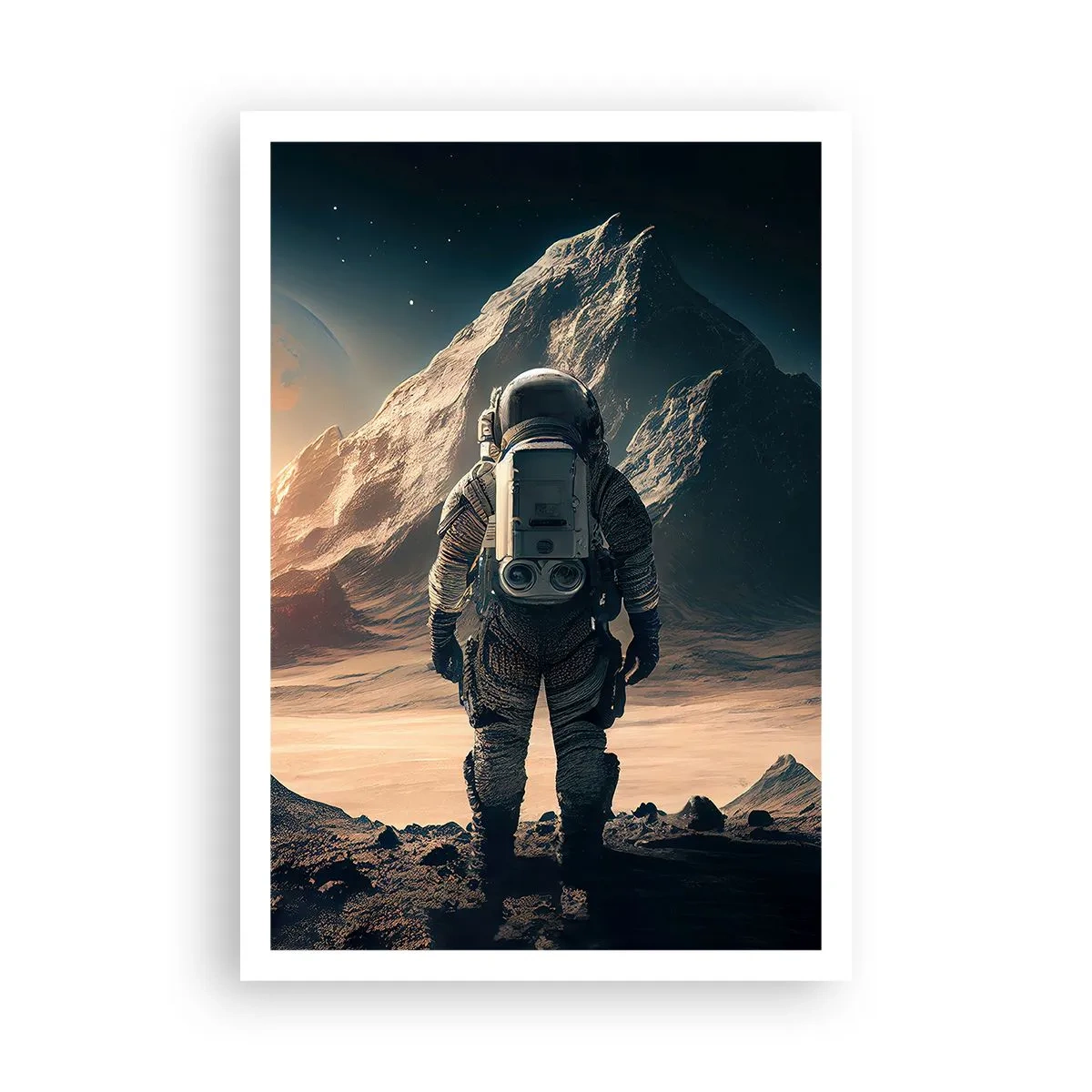 Poster - Nieuwe uitdaging - 70x100 cm