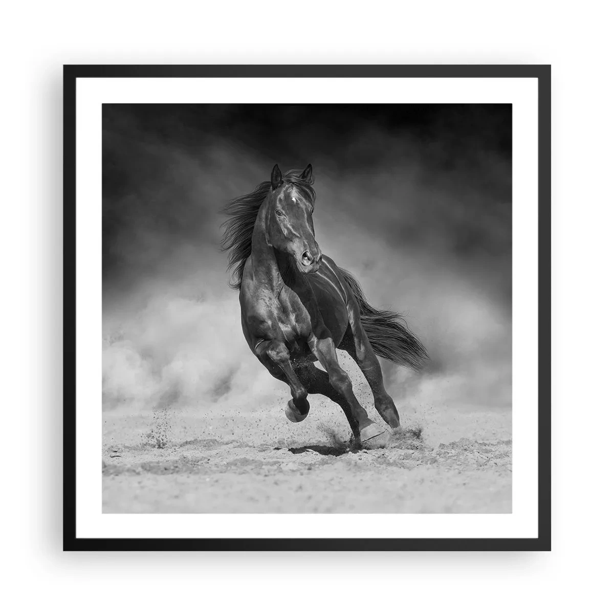 Poster in een zwarte lijst - De emir zelf waardig - 60x60 cm