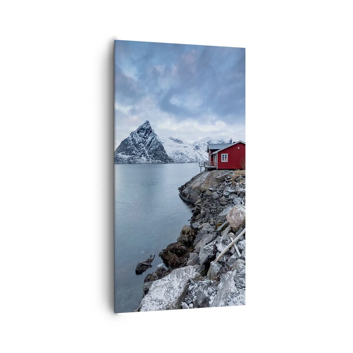 Schilderen op canvas - Scandinavisch toevluchtsoord - 65x120 cm