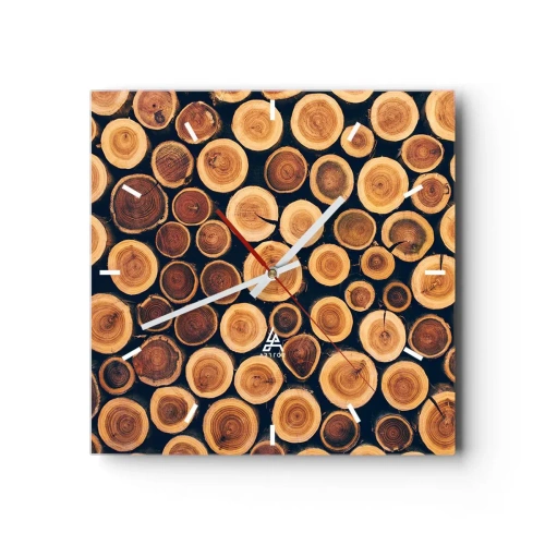 Wandklok - Klok - Hoe oud zie ik eruit? - 40x40 cm