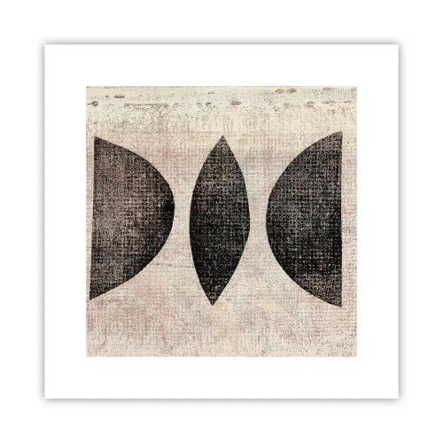 Poster - etnische abstractie - 30x30 cm