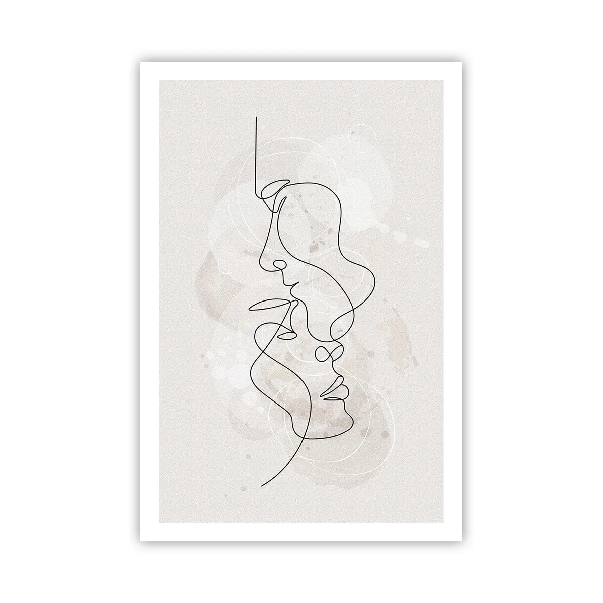 Poster - Verstrikt in een omhelzing - 61x91 cm