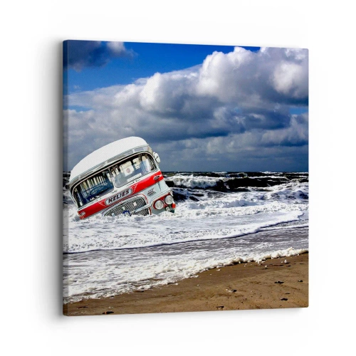 Schilderen op canvas - En je bent verrast? - 30x30 cm