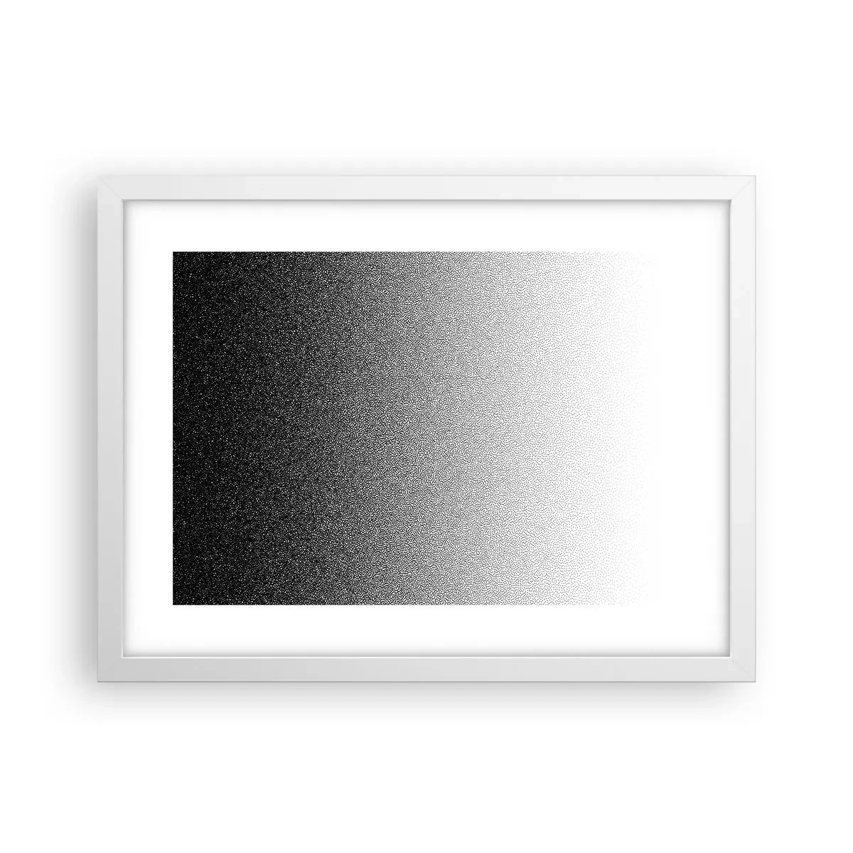 Poster in een witte lijst - Naar het licht - 40x30 cm