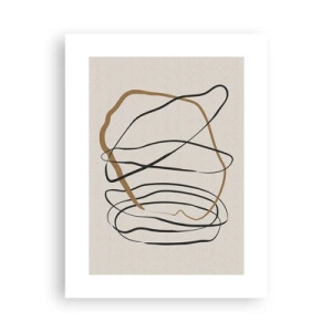 Poster - Compositie – loopdans - 30x40 cm