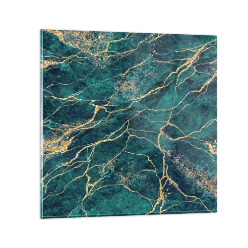 Schilderen op glas - Goudmijn - 50x50 cm