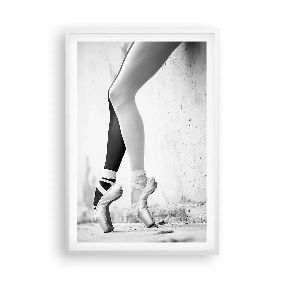 Poster in een witte lijst - Ballerina, voila! - 61x91 cm