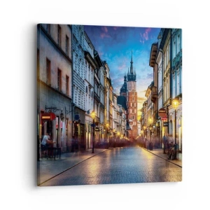 Schilderen op canvas - Charme van Krakau - 30x30 cm
