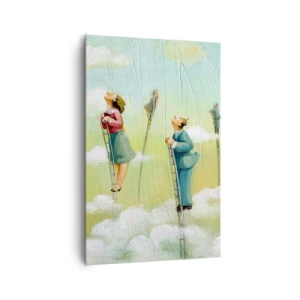 Schilderen op canvas - Achter je droom - 80x120 cm