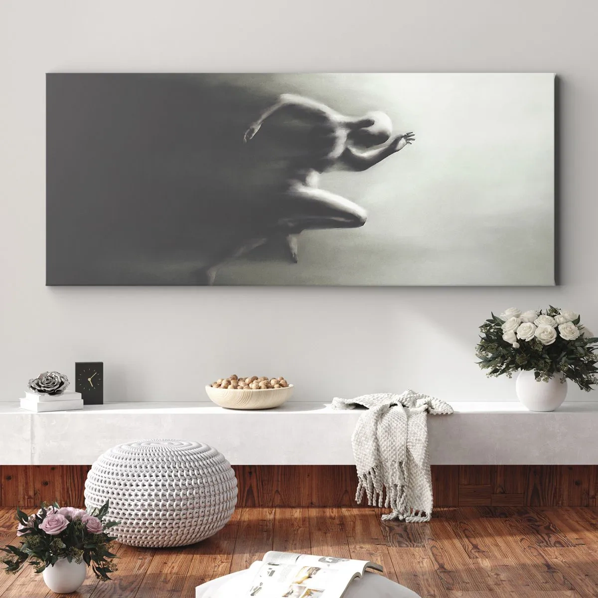 Schilderen op canvas - Niet te stopen - 100x40 cm