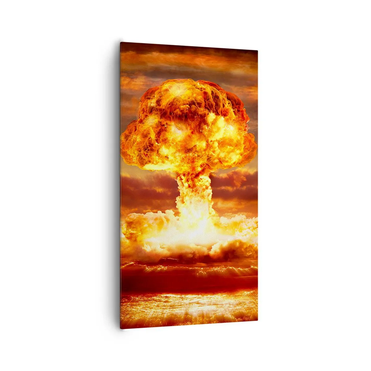 Schilderen op canvas - En het einde zal komen - 65x120 cm