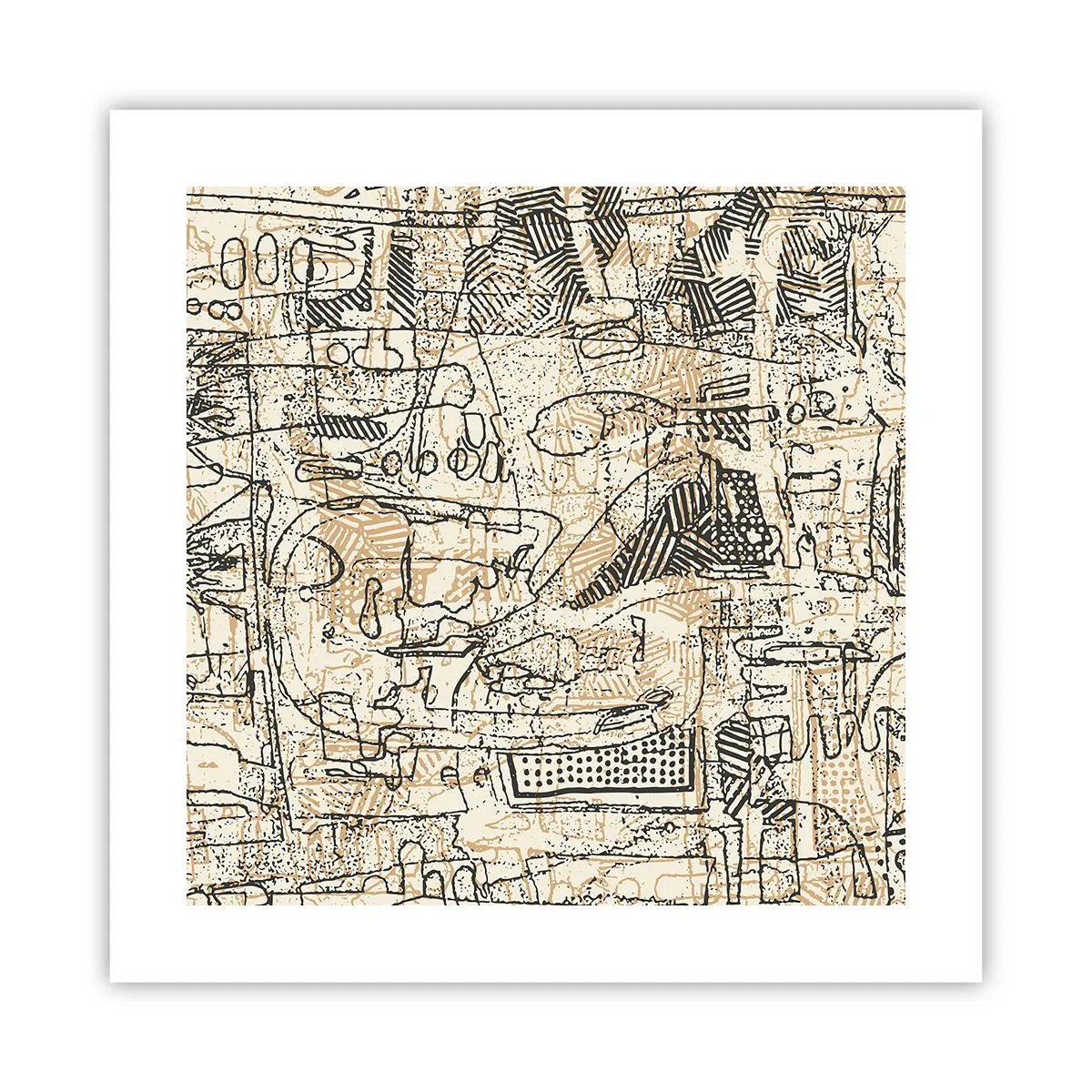 Poster - Het wacht om te worden gedecodeerd - 40x40 cm