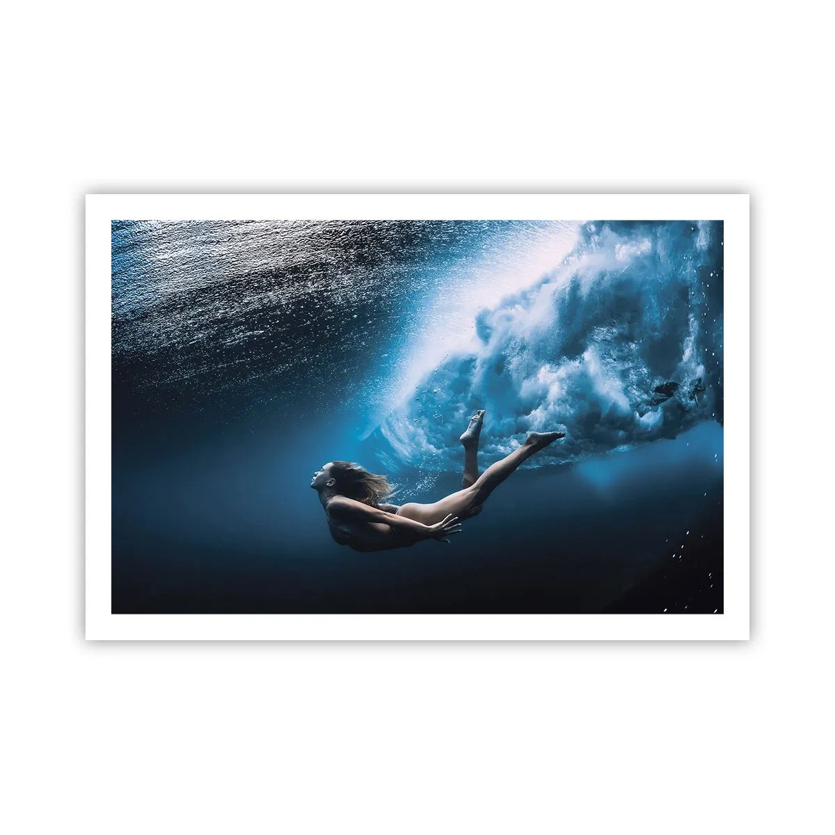 Poster - Een moderne zeemeermin - 91x61 cm