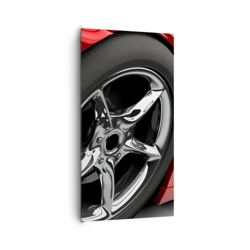 Schilderen op canvas - Gemaakt voor snelheid - 65x120 cm