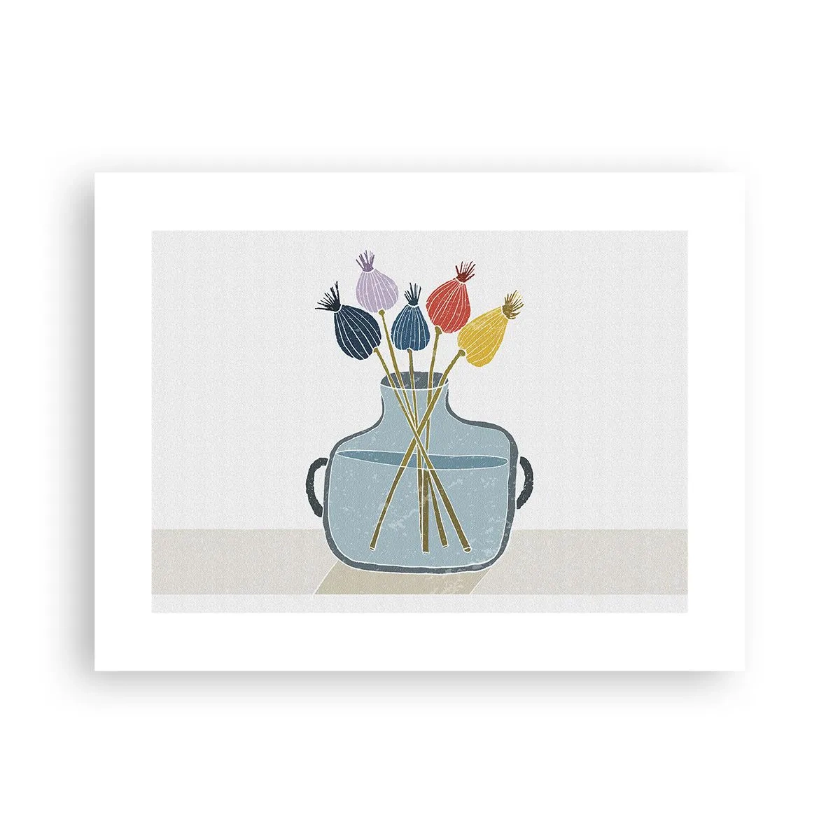 Poster - Alsof hij met maanzaad heeft gezaaid - 40x30 cm