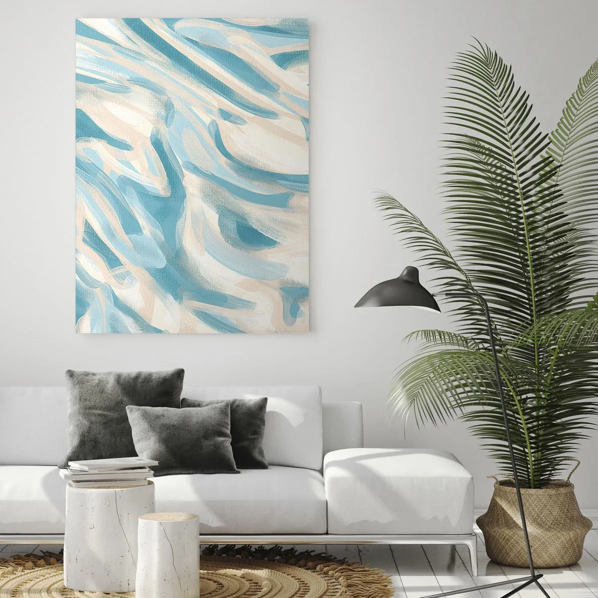 Schilderen op glas - Lente briesjes - 50x70 cm