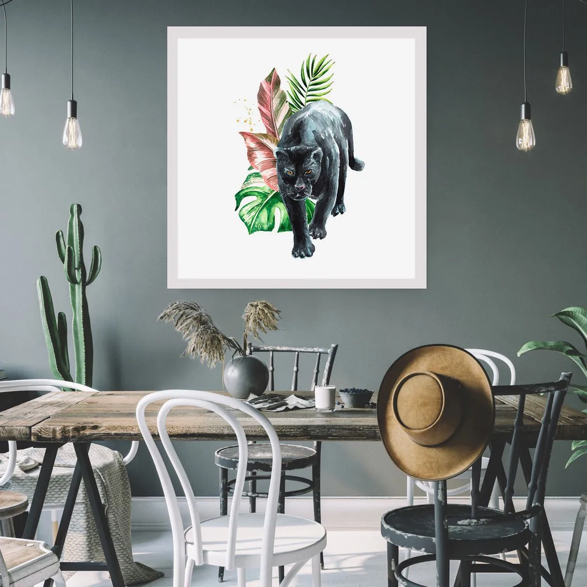 Poster - Wilde van het hart - 40x40 cm