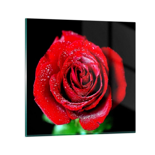 Schilderen op glas - Dit is liefde - 60x60 cm