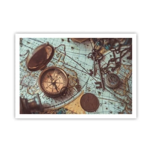 Poster - Voor de avonturier - 100x70 cm