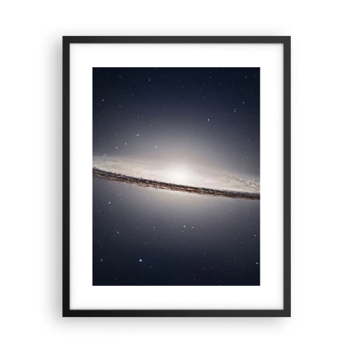 Poster in een zwarte lijst - Lang geleden, in een sterrenstelsel ver, ver weg... - 40x50 cm