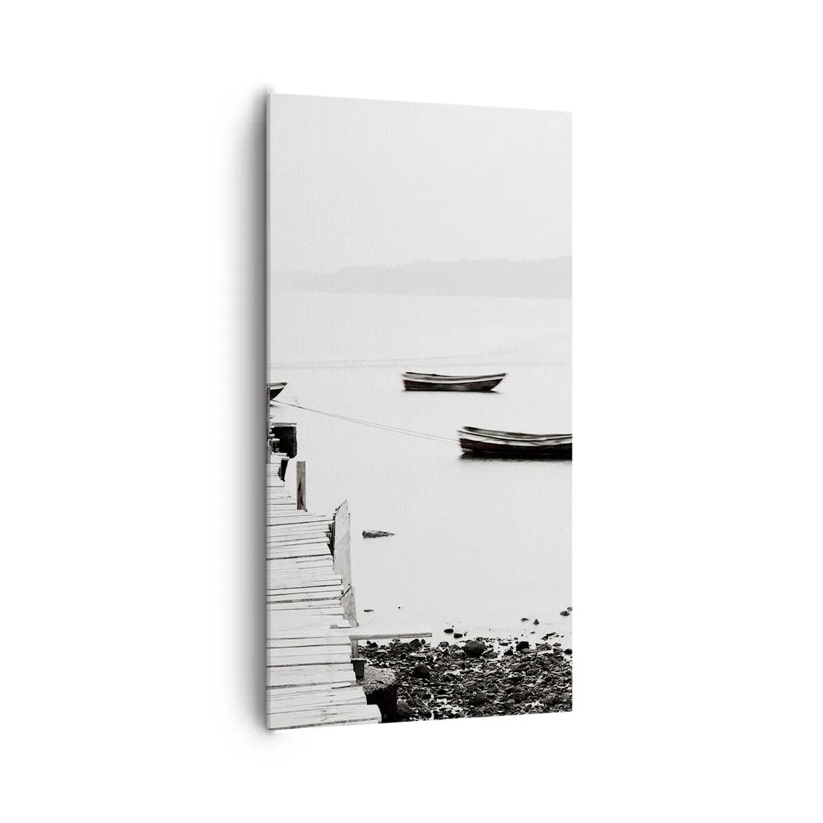 Schilderen op canvas - Stil en schoon boven het water - 65x120 cm