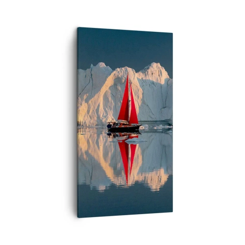 Schilderen op canvas - Aan de rand van de wereld - 45x80 cm