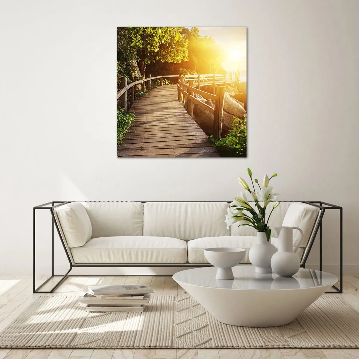 Schilderen op glas - Nog een beurt, nog een wonder - 30x30 cm