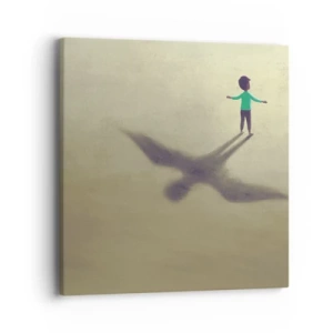 Schilderen op canvas - De held van de toekomst - 40x40 cm